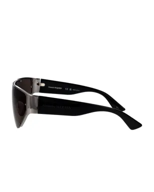 Alexander McQueen Eyewear AMQ ザ・グリップ・シールドフレーム サングラス - サムネイル3