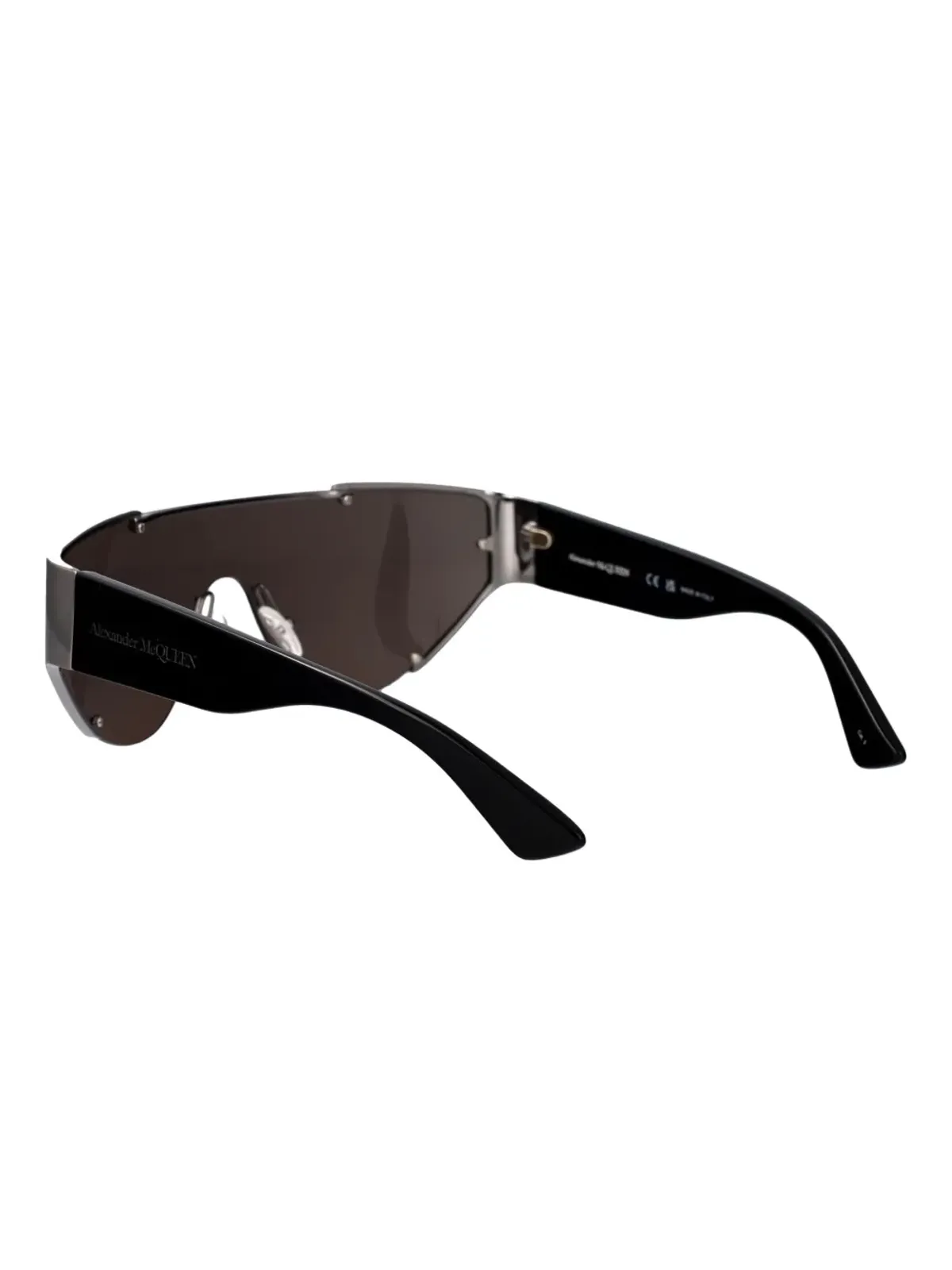 Alexander McQueen Eyewear AMQ ザ・グリップ・シールドフレーム サングラス - 画像4
