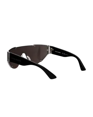 Alexander McQueen Eyewear AMQ ザ・グリップ・シールドフレーム サングラス - サムネイル4