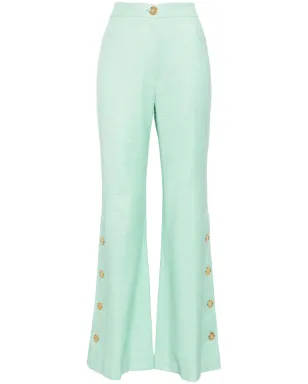 Patou ボタンヘム ツイード フレアパンツ - サムネイル1