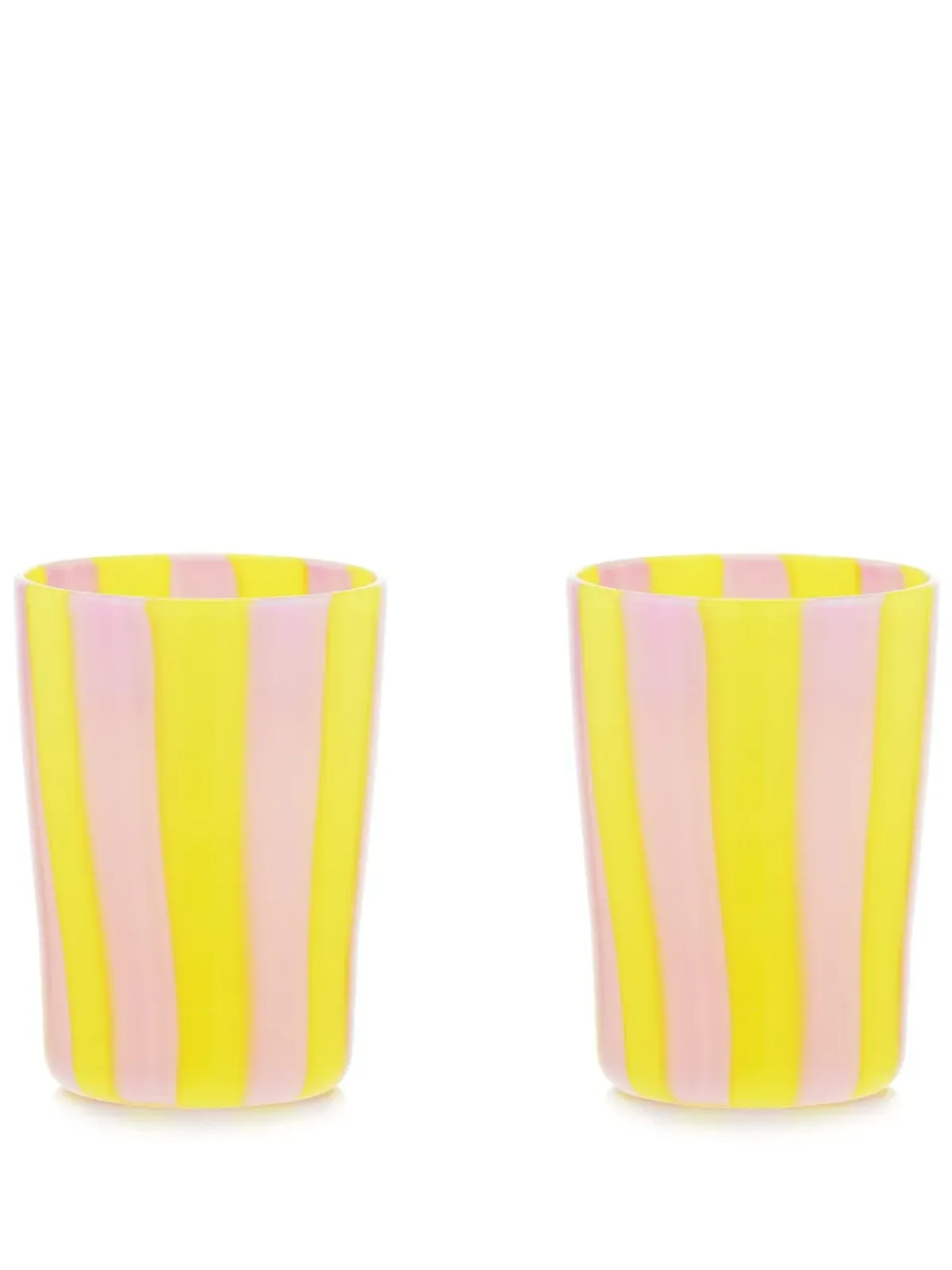 AQUAZZURA CASA Dolcevita Stripe タンブラー（2点セット） - 画像1