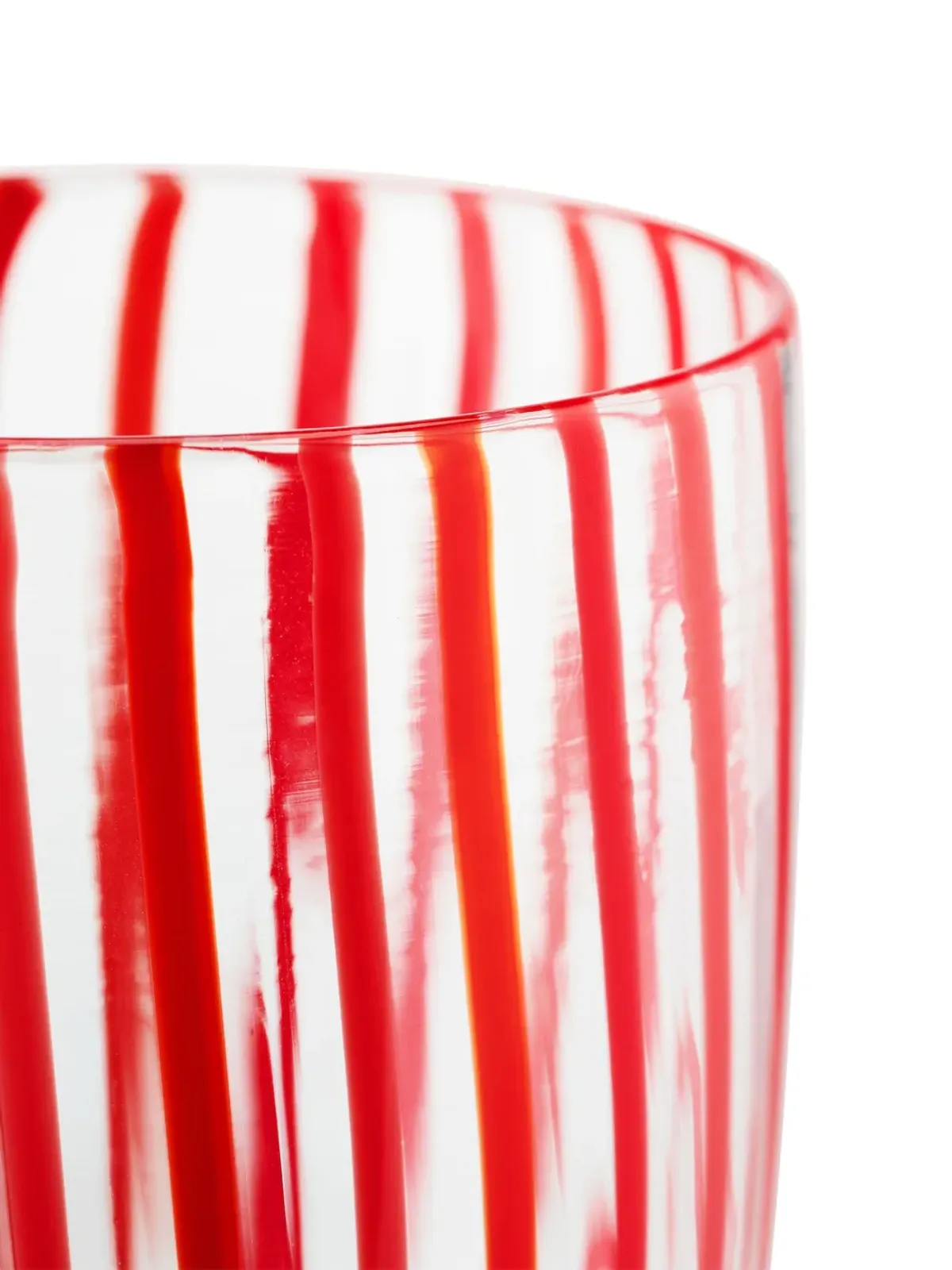 AQUAZZURA CASA Capri Stripe tumblers (set of two) - Red - 画像2
