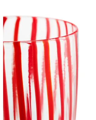 AQUAZZURA CASA Capri Stripe tumblers (set of two) - Red - サムネイル2