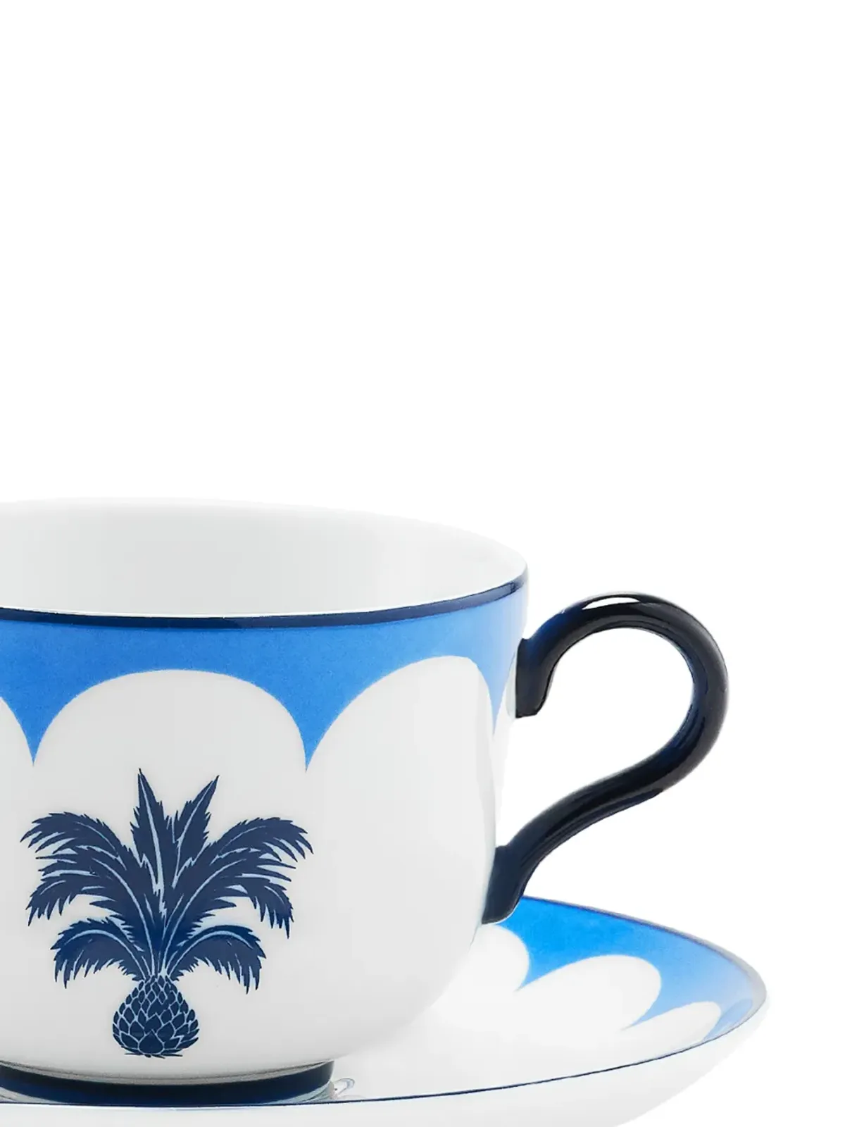 AQUAZZURA CASA Jaipur teacups and saucers (set of two) - Blue - 画像2