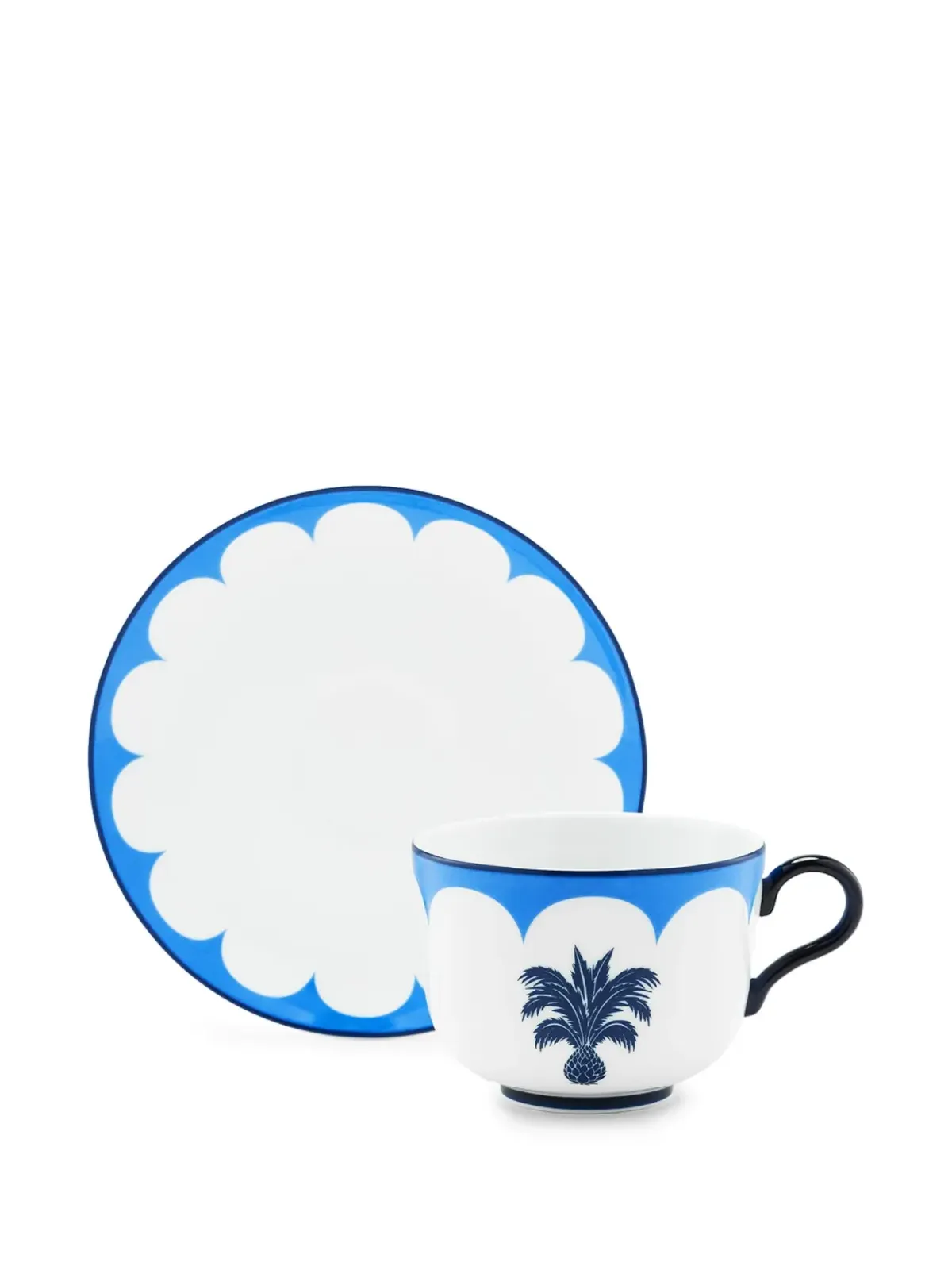 AQUAZZURA CASA Jaipur teacups and saucers (set of two) - Blue - 画像3