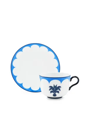AQUAZZURA CASA Jaipur teacups and saucers (set of two) - Blue - サムネイル3
