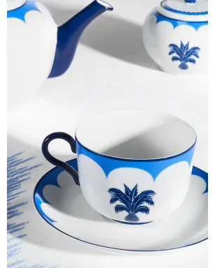 AQUAZZURA CASA Jaipur teacups and saucers (set of two) - Blue - サムネイル4