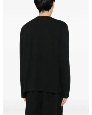 TEKLA ロングスリーブ オーガニックコットンTシャツ - ブラック - サムネイル4