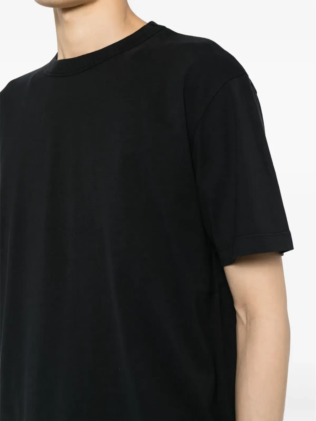 TEKLA プレーンなオーガニックコットンTシャツ（ブラック） - 画像5