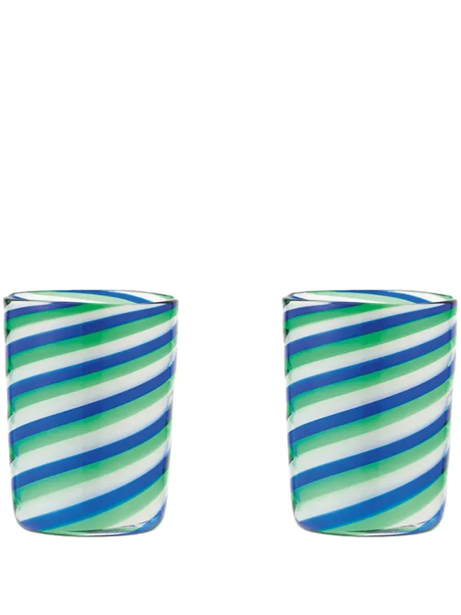 AQUAZZURA CASA AQUAZZURA CASA 虹色渦タンブラー（2個セット）の商品画像