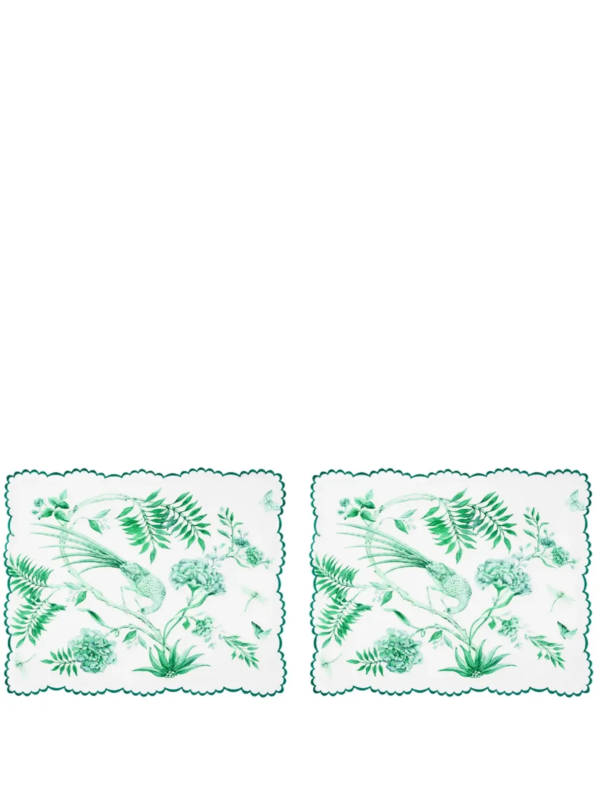 AQUAZZURA CASA Secret Garden テーブルマット（2枚組） - White - 画像1