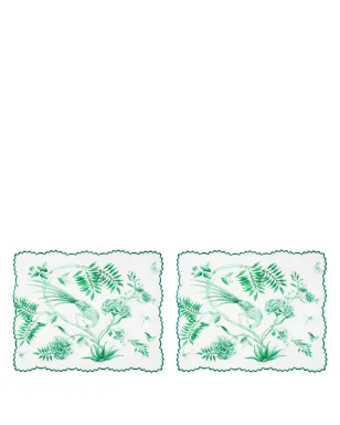 AQUAZZURA CASA Secret Garden テーブルマット（2枚組） - White - サムネイル1