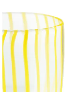 AQUAZZURA CASA Capri Stripe Murano glass tumblers (set of two) - Yellow - サムネイル2