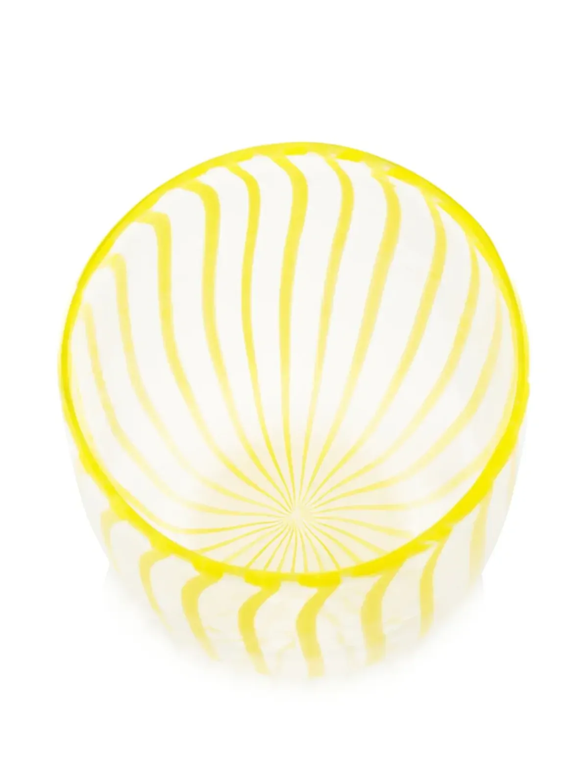 AQUAZZURA CASA Capri Stripe Murano glass tumblers (set of two) - Yellow - 画像3