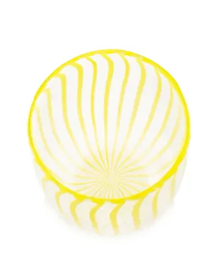 AQUAZZURA CASA Capri Stripe Murano glass tumblers (set of two) - Yellow - サムネイル3