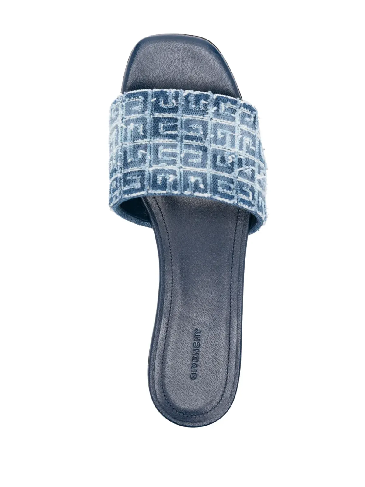 Givenchy 4Gモノグラム distressedスライド ブルー - 画像4