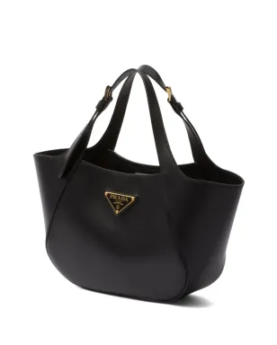 Prada トートバッグ エナメル 三角ロゴ レザー - サムネイル5