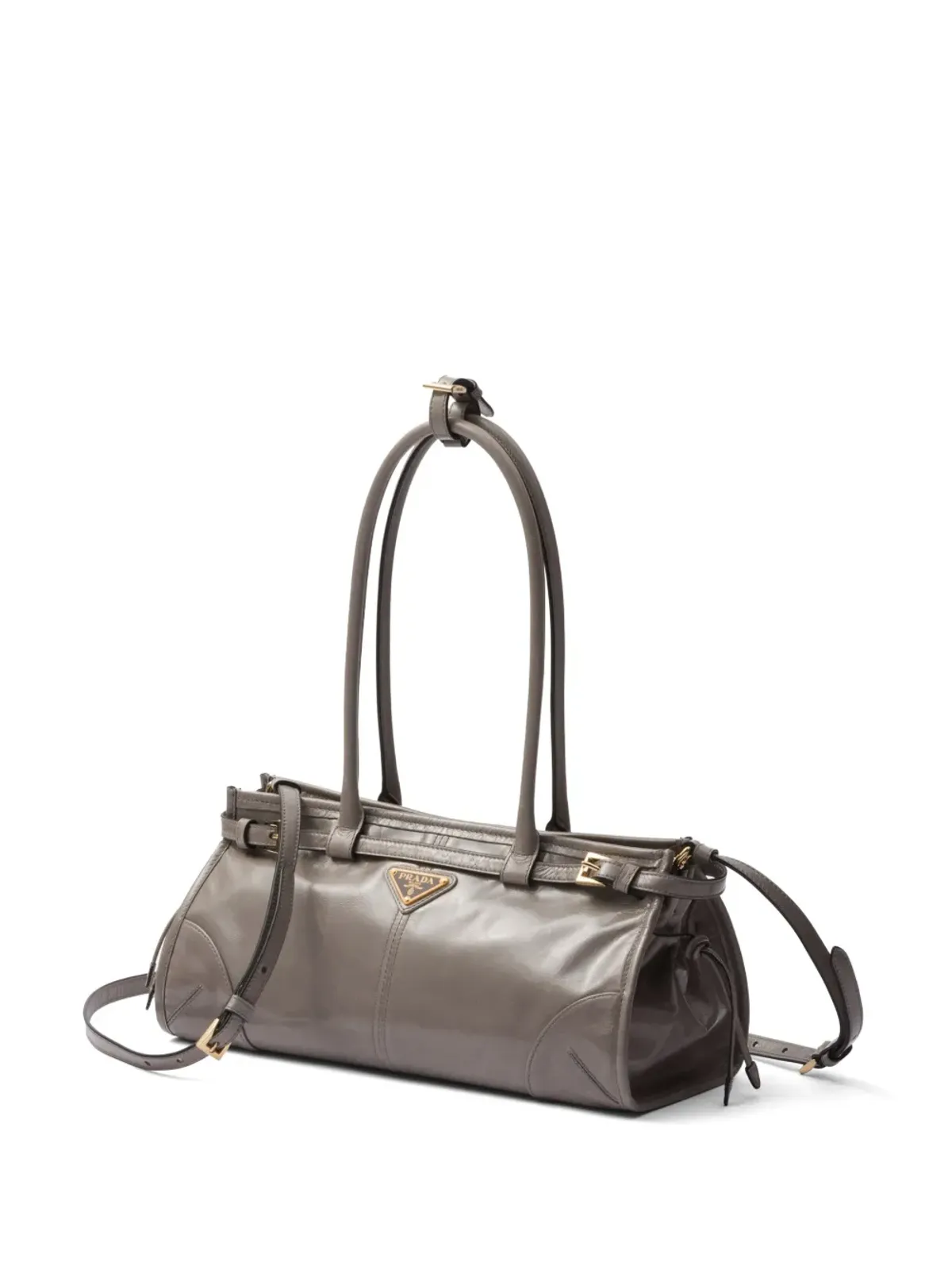Prada ミディアム Bonnie トートバッグ - グレー - 画像5