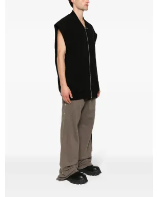 Rick Owens DRKSHDW Jumbo Flight オーガニックコットン ジレ - ブラック - サムネイル3
