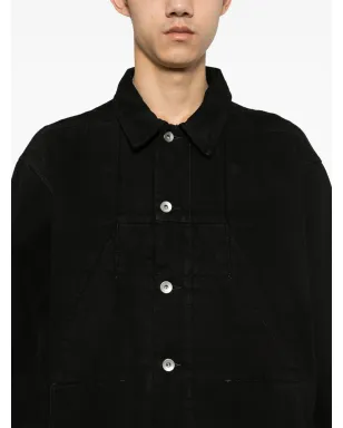 Rick Owens DRKSHDW Sphinx Jumbo Worker ジャケット - ブラック - サムネイル5