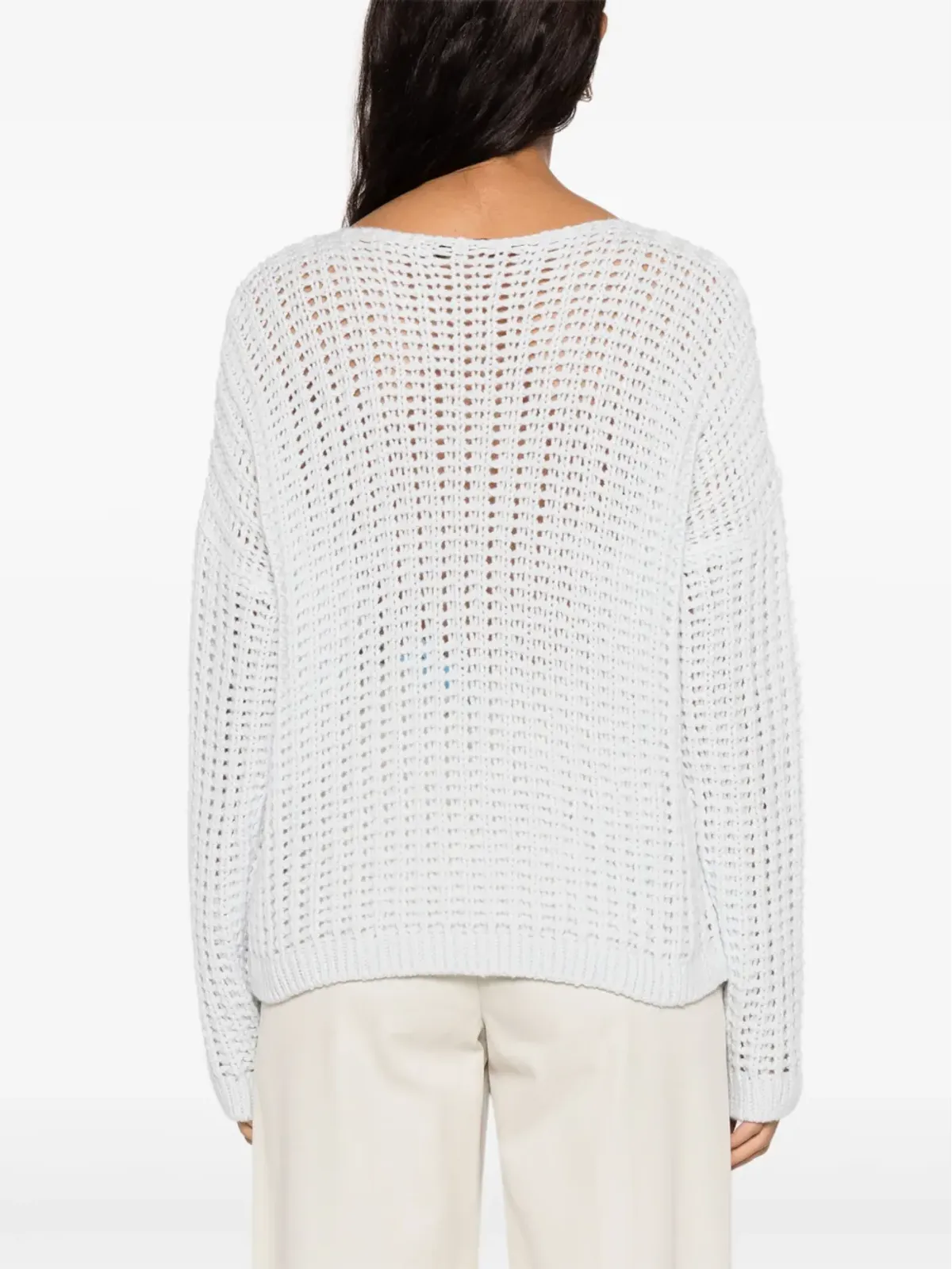 Incentive! Cashmere カシミヤ オープンニットジャンパー - 画像4