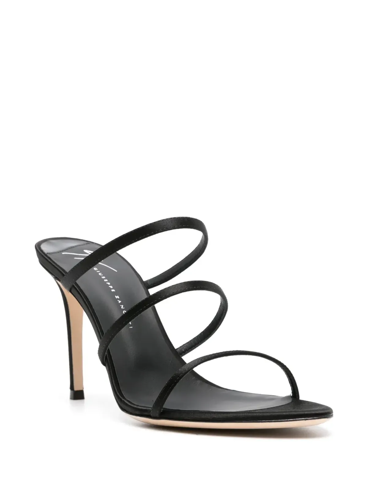 Giuseppe Zanotti アリムハ サテン サンダル - 画像2