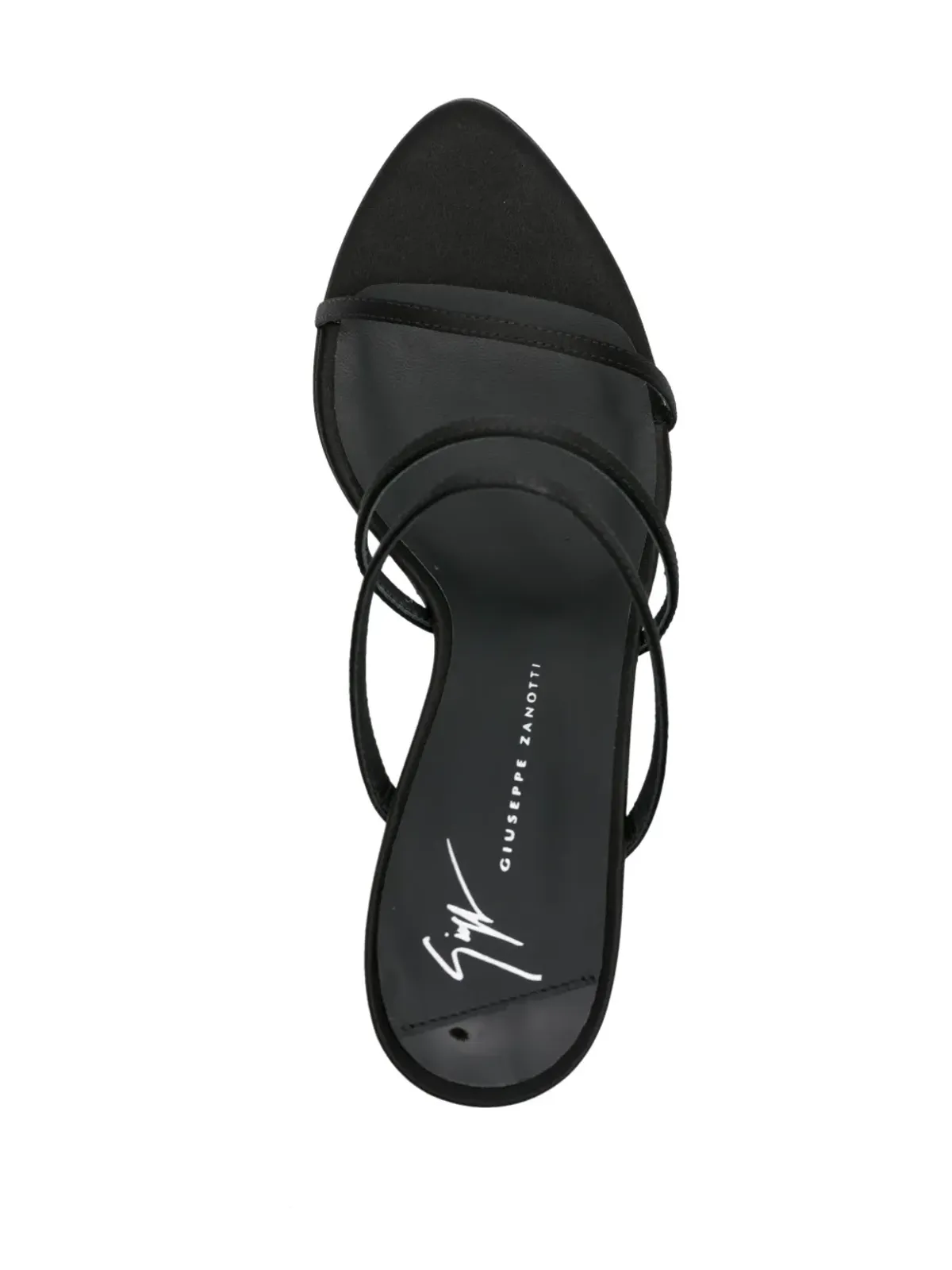 Giuseppe Zanotti アリムハ サテン サンダル - 画像4
