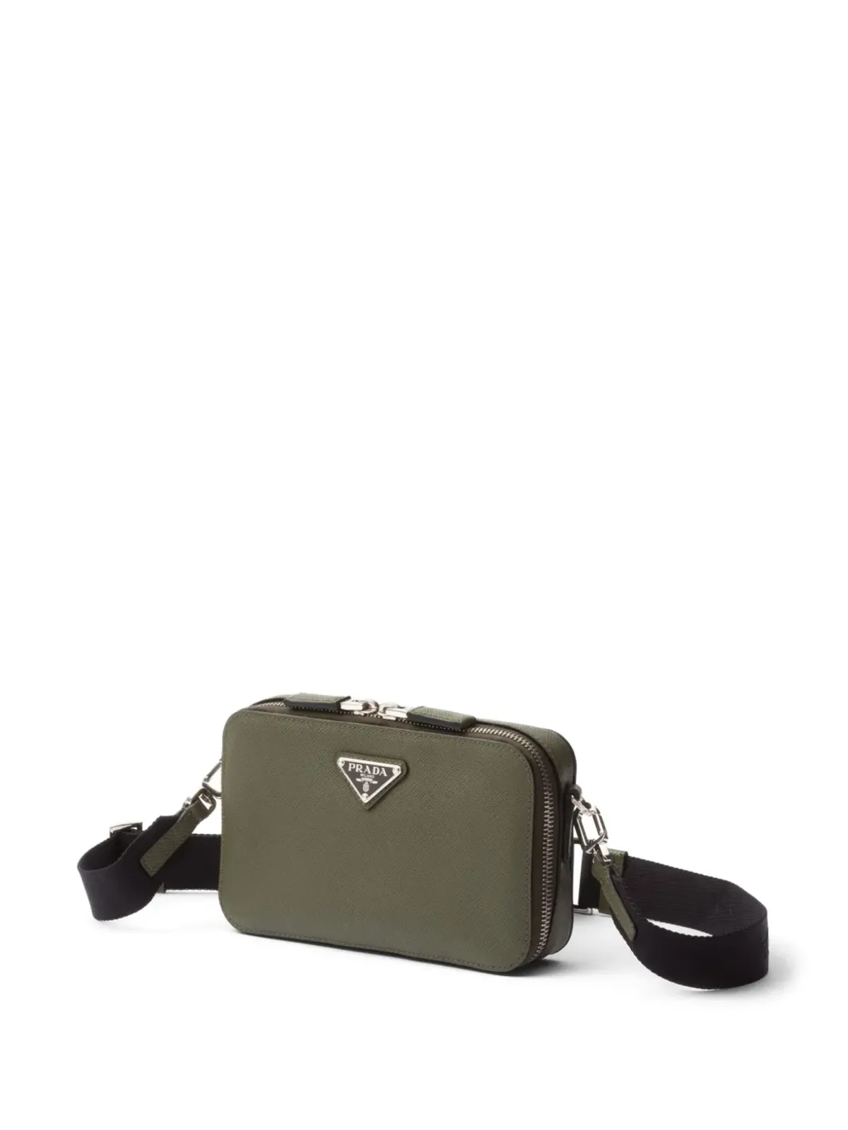 Prada 小さめブリック メッセンジャーバッグ - グリーン - 画像3