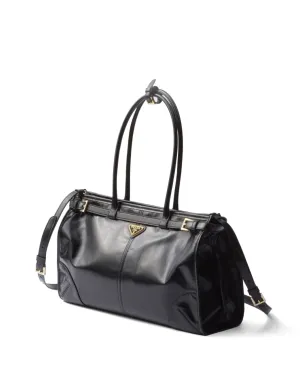 Prada 大型ボニー トートバッグ - ブラック - サムネイル5