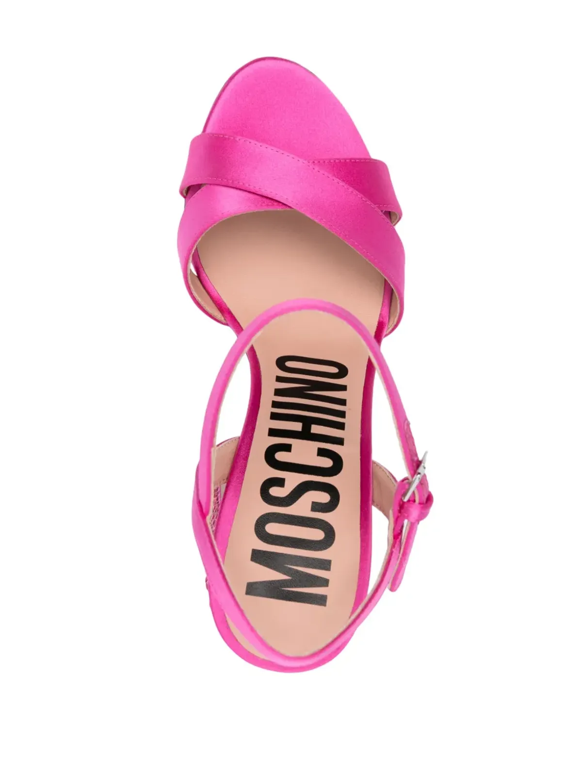 Moschino クリスタル装飾サンダル - ピンク - 画像4
