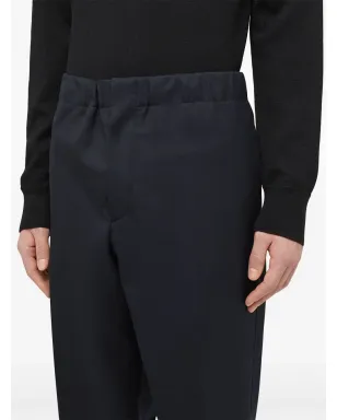 Jil Sander ウール テーパードパンツ ブルー - サムネイル5