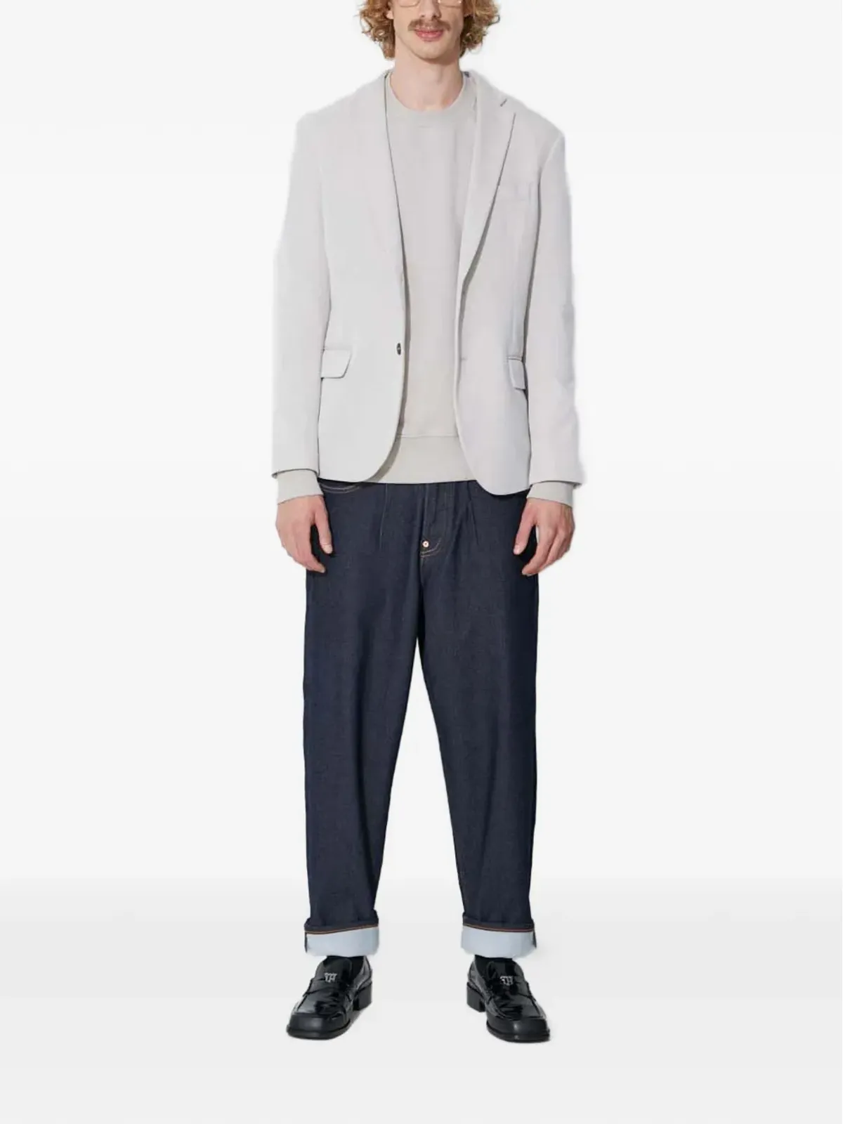 Filling Pieces ラグランスリーブスウェット - 画像2