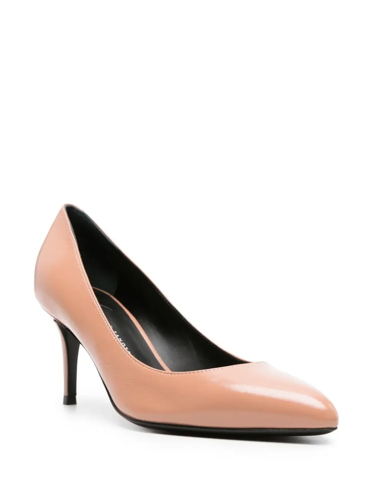 Giuseppe Zanotti 75mmヒールのパテントレザー パンプス ブラウン - 画像2