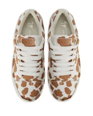Giuseppe Zanotti GZシティ 牛柄スニーカー ブラウン - サムネイル4