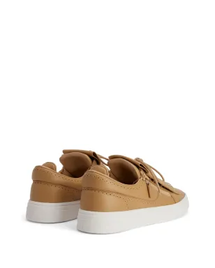 Giuseppe Zanotti GZ94 ロー・トップ レザー スニーカー - ブラウン - サムネイル3