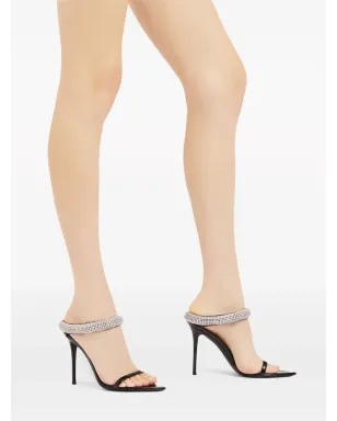 Giuseppe Zanotti ブラック Intriigo Galassia サンダル 105mmヒール - サムネイル5