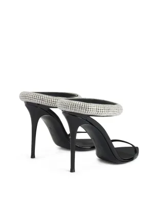 Giuseppe Zanotti ブラック Intriigo Galassia サンダル 105mmヒール - サムネイル3