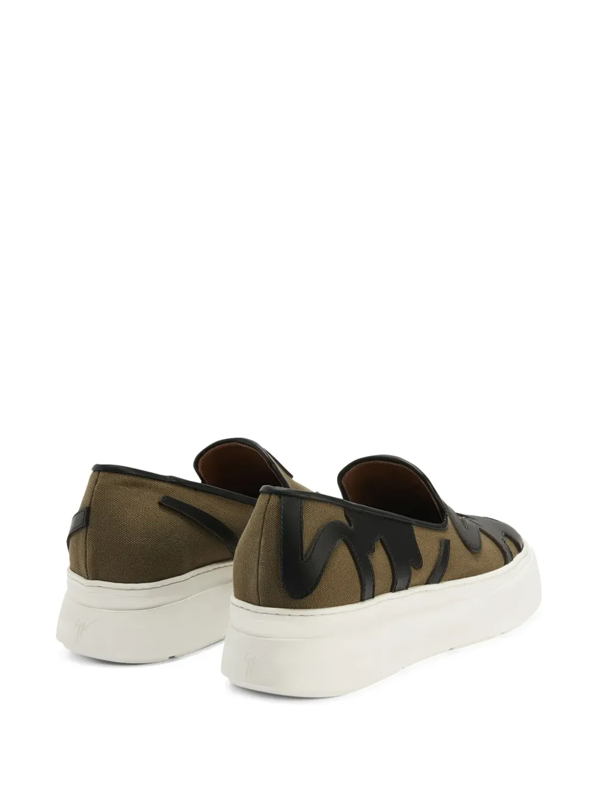 Giuseppe Zanotti GZ Mike Sign ローファー - グリーン - 画像3