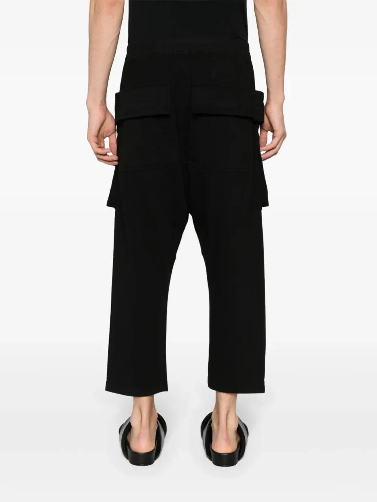 Rick Owens DRKSHDW Creatch クロップドカーゴパンツ - ブラック - 画像4
