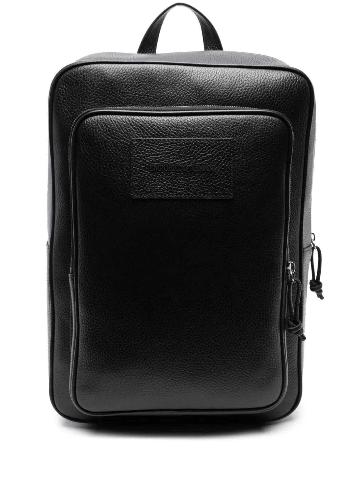 Emporio Armani グレインドレザー バッグパック - 画像1