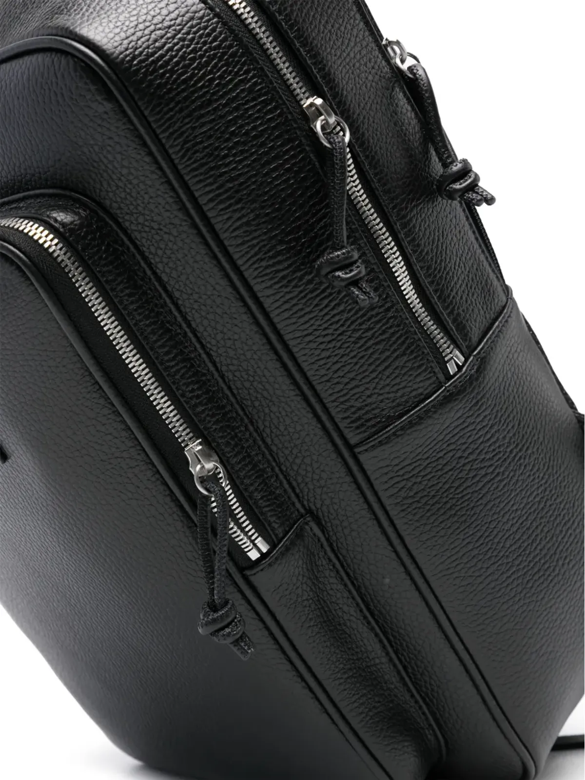 Emporio Armani グレインドレザー バッグパック - 画像4