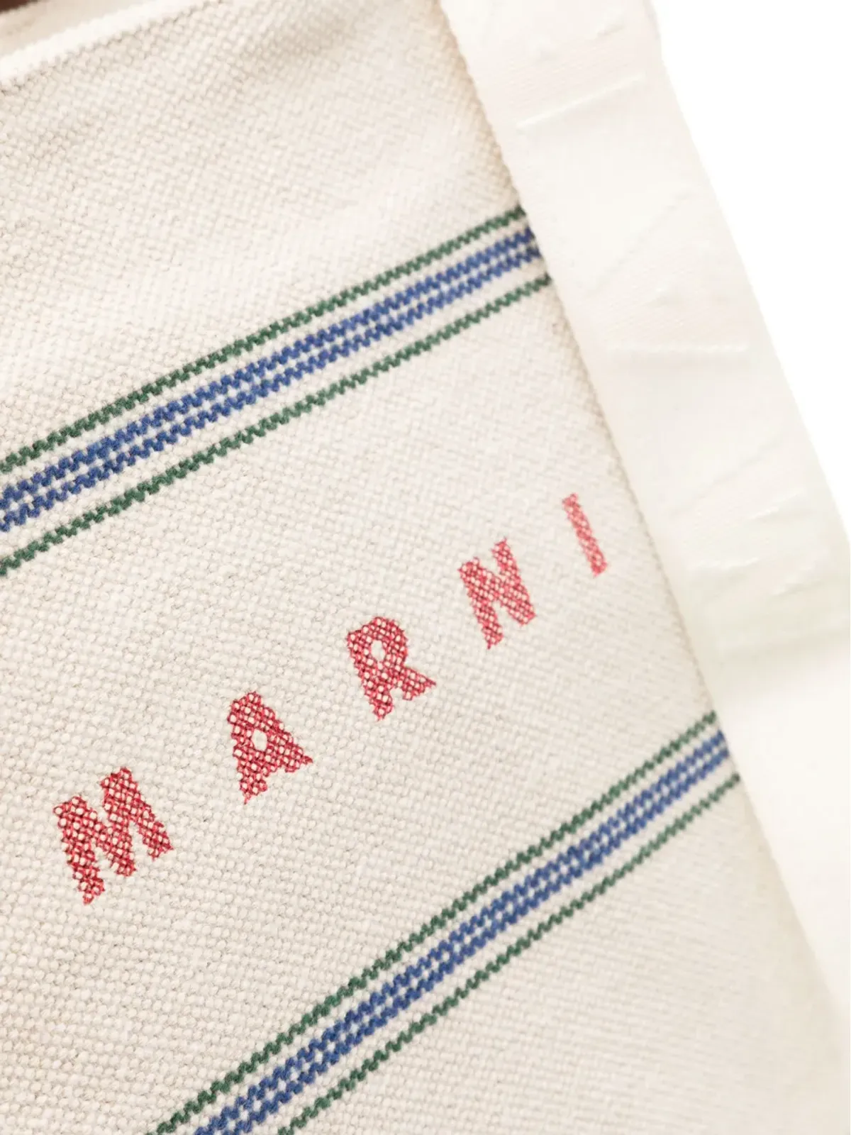 Marni ロゴプリント キャンバス トートバッグ - 画像4