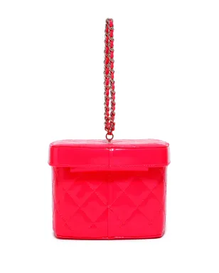 CHANEL ビンテージ 2015-2016 エナメル ミニ バニティバッグ - ピンク - サムネイル3