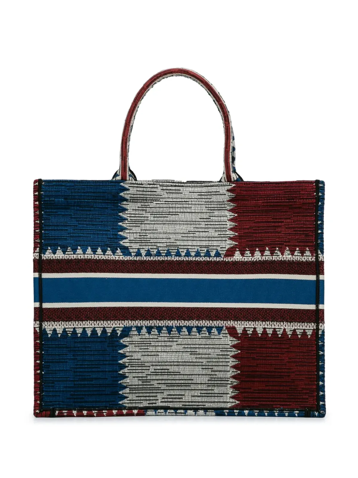 Christian Dior ビンテージ 2019年 大型 フレンチフラッグ ブックトートバッグ - ブルー - 画像2