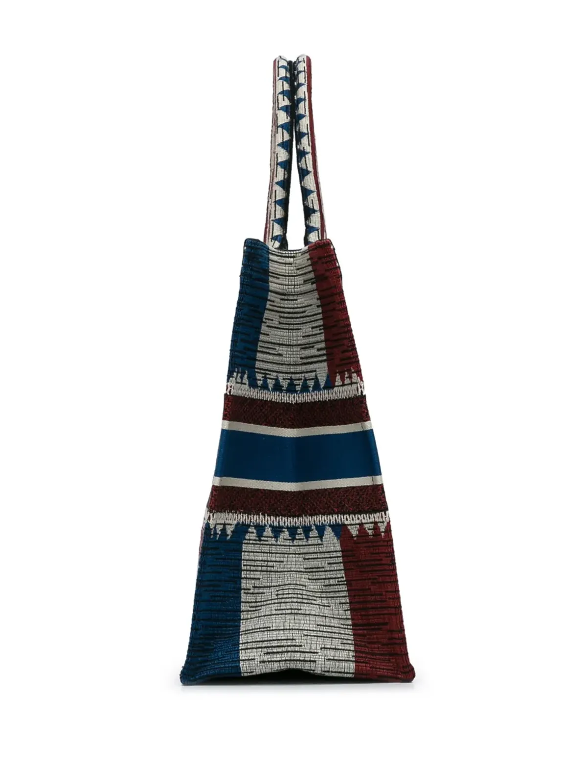 Christian Dior ビンテージ 2019年 大型 フレンチフラッグ ブックトートバッグ - ブルー - 画像4