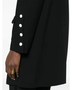 CHANEL ビンテージ 2007s シングルブレストコート - ブラック - サムネイル5