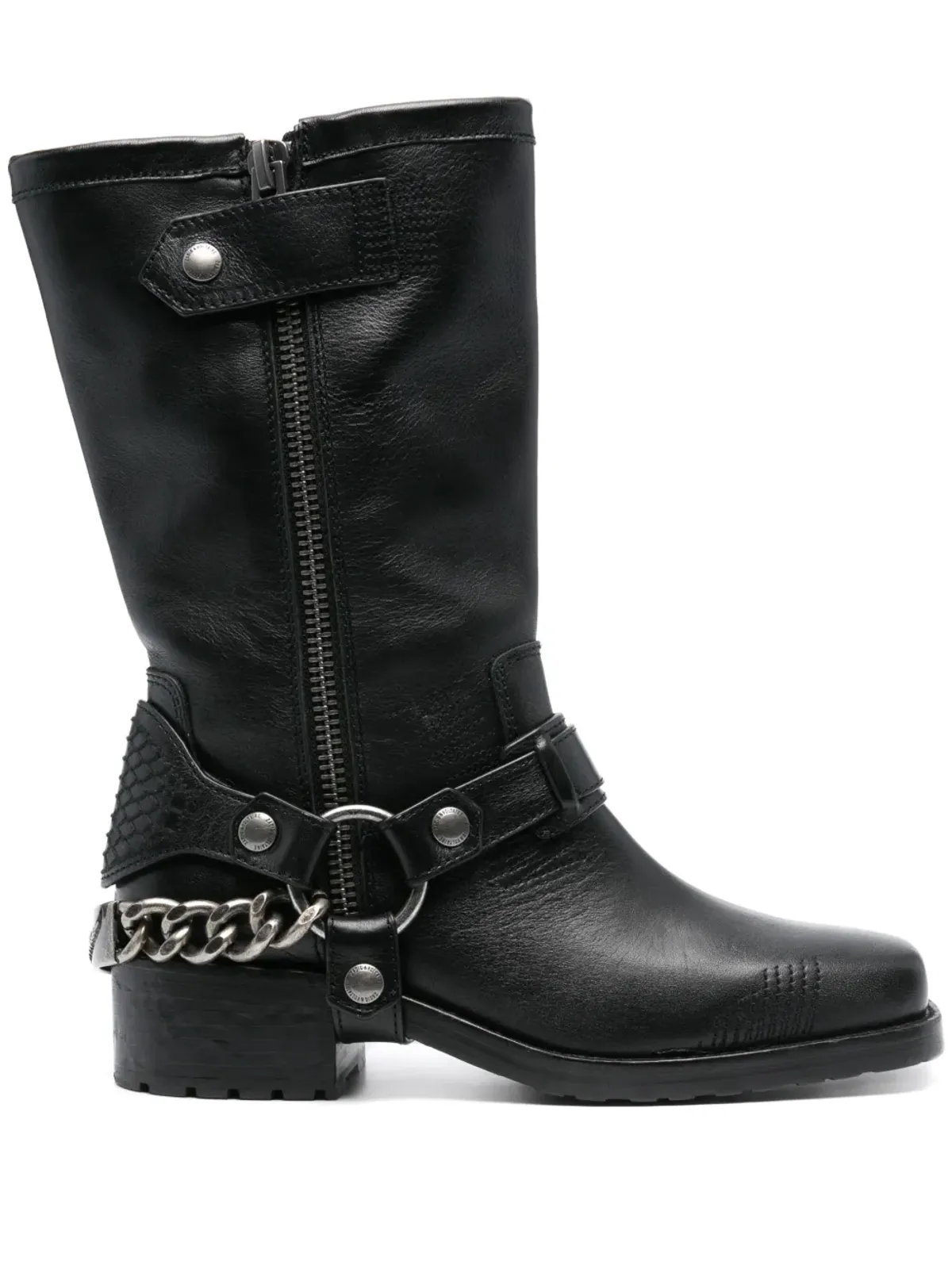 Zadig&Voltaire Igata レザー バイカーブーツ - 画像1