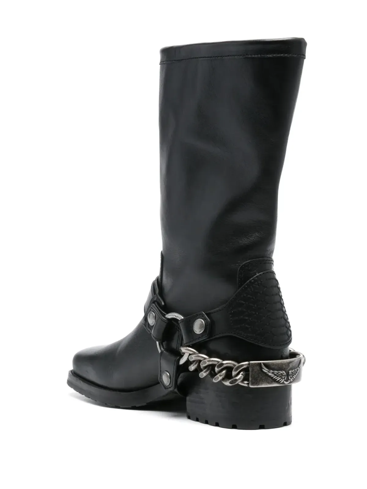 Zadig&Voltaire Igata レザー バイカーブーツ - 画像3