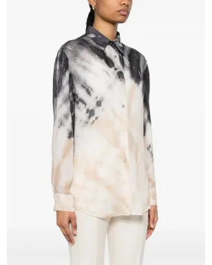 Gabriela Hearst Ferrara タイダイシャツ - サムネイル3