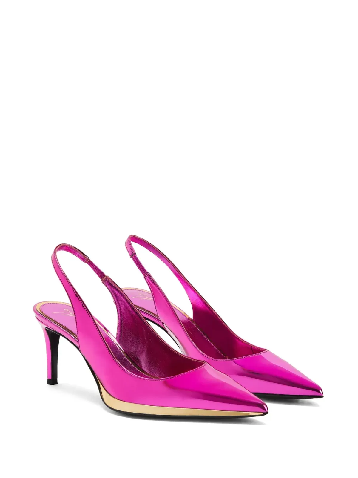 Giuseppe Zanotti Virgyn レザー パンプス - ピンク - 画像2